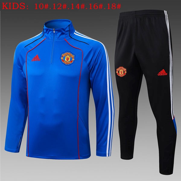 Ninos Sudadera De Training Manchester United 2025-2026 Azul 5